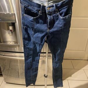 Dark Blue Women's Slim Jeans